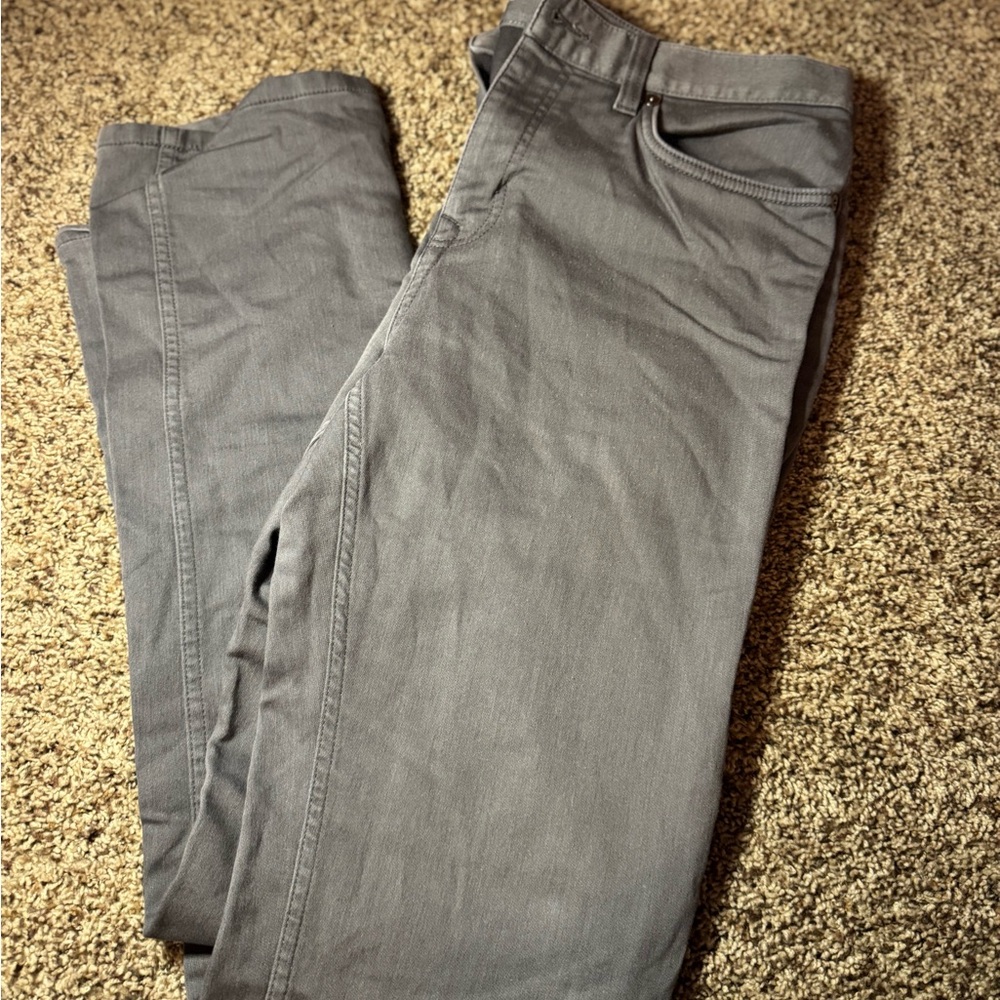Gray Casual Pants